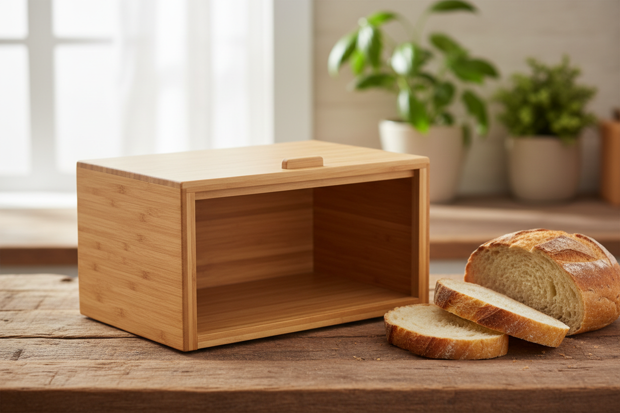 Bamboo Bread Box