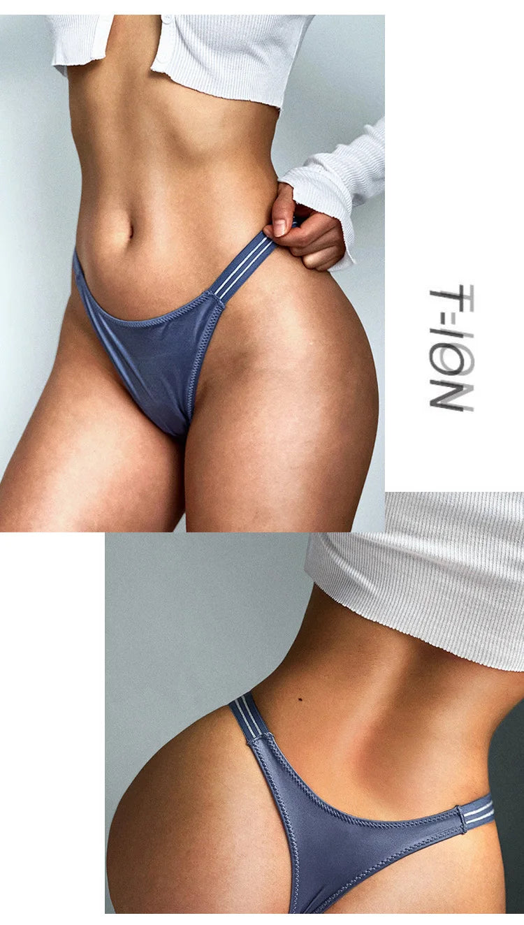 Stringi bezszwowe z niskim stanem, także plus size