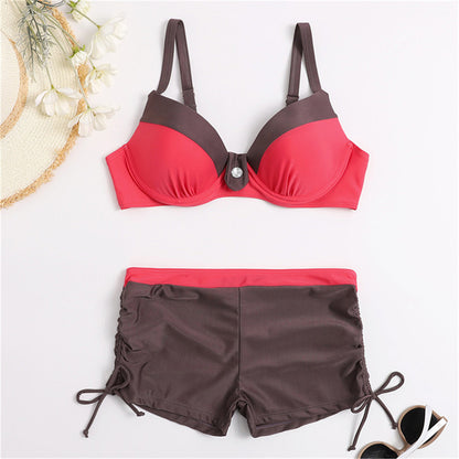 Dwuczęściowe bikini push-up z wkładkami