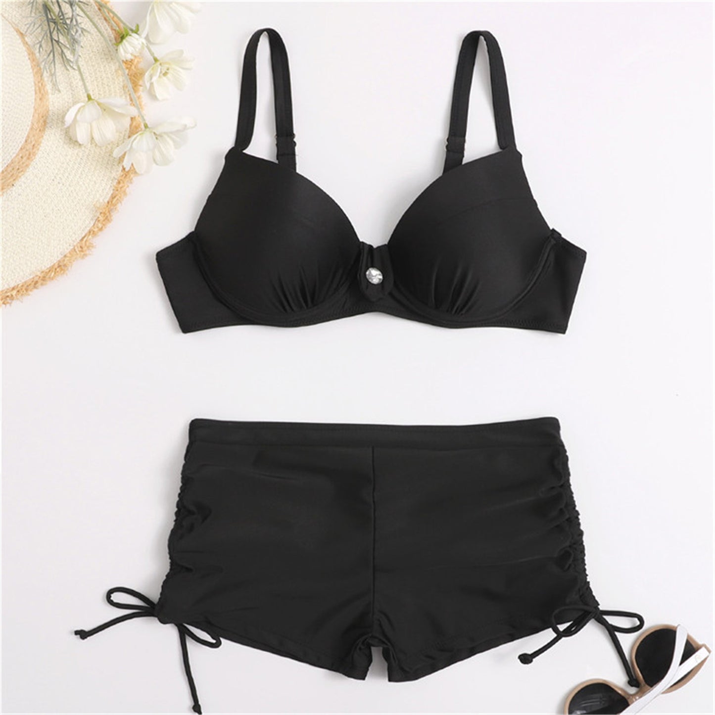 Bikini push-up z wysokim stanem