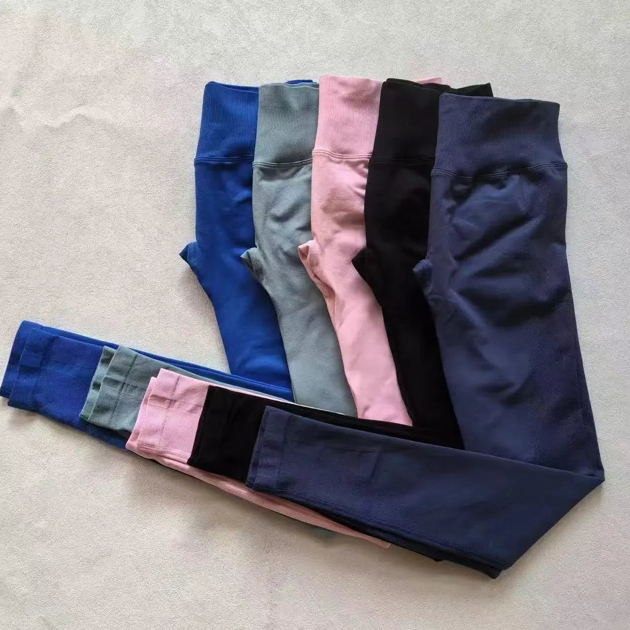 Bezszwowe legginsy sportowe push-up