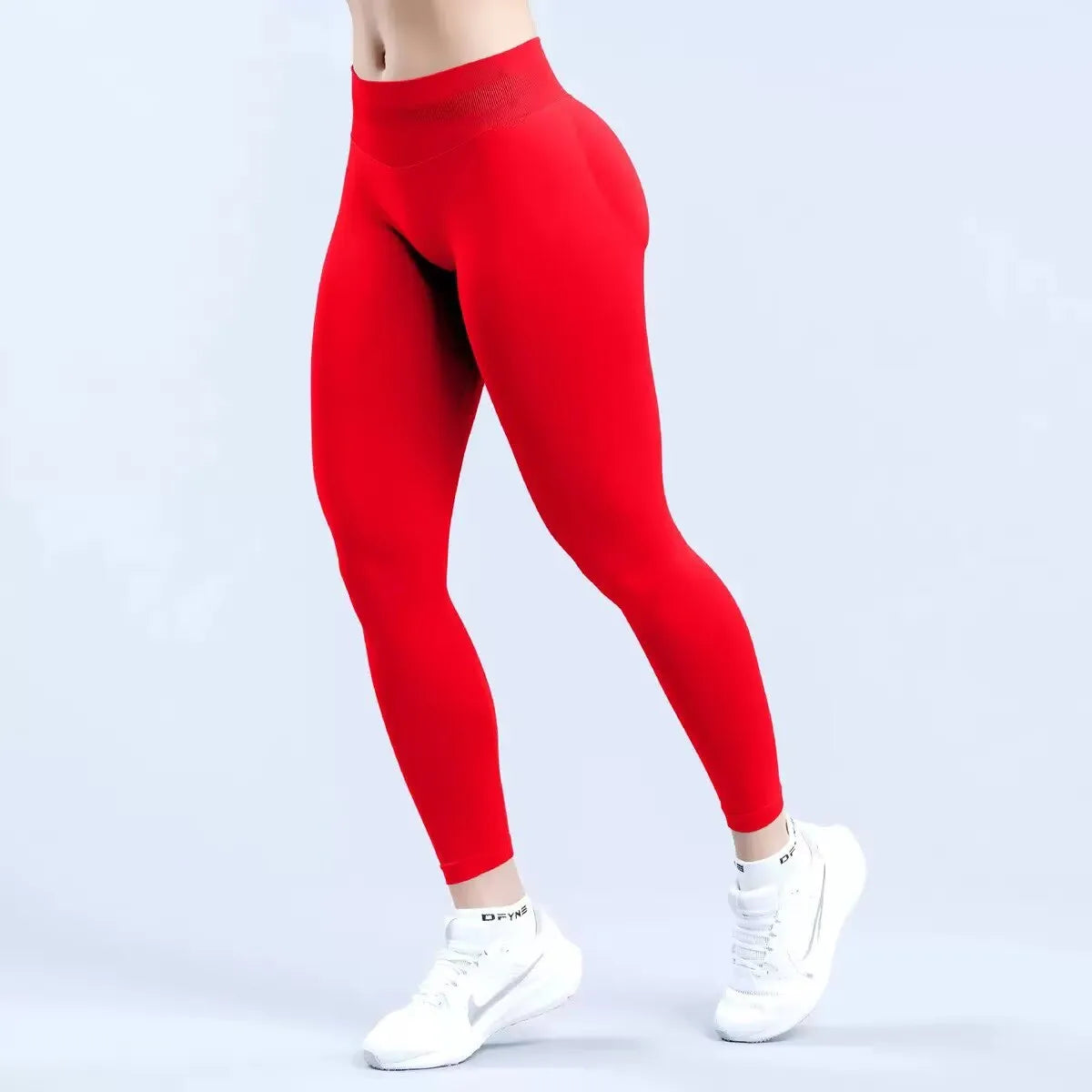 Bezszwowe legginsy sportowe push-up