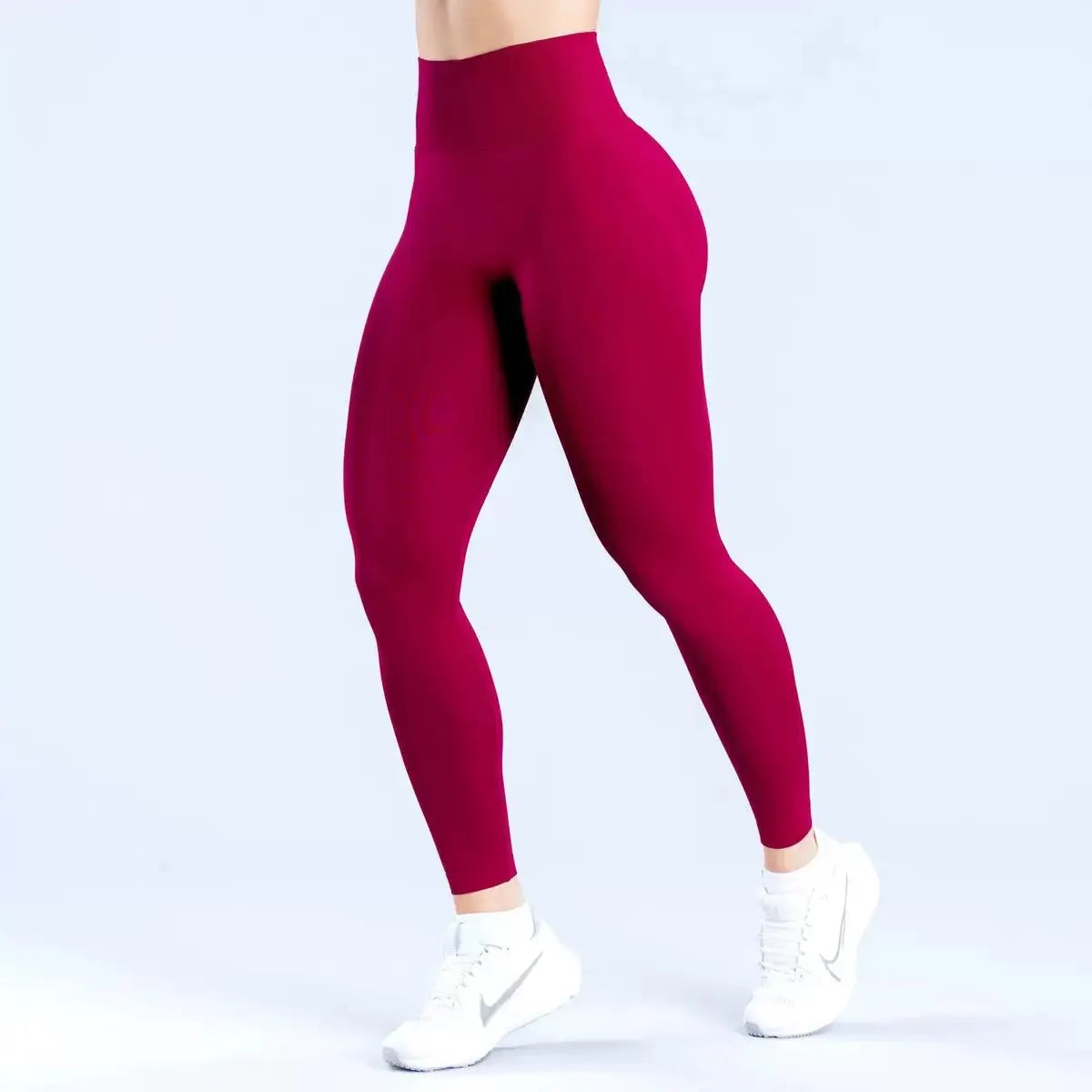 Bezszwowe legginsy sportowe push-up