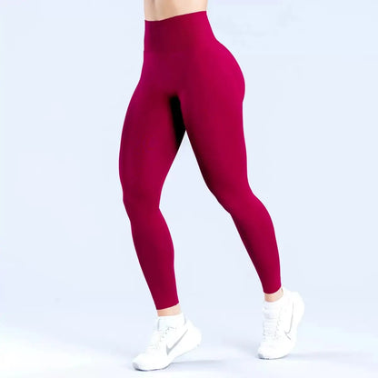 Bezszwowe legginsy sportowe push-up
