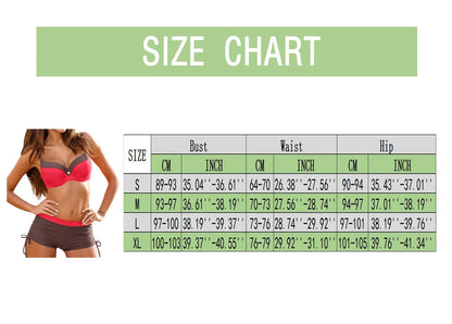 Bikini push-up z wysokim stanem
