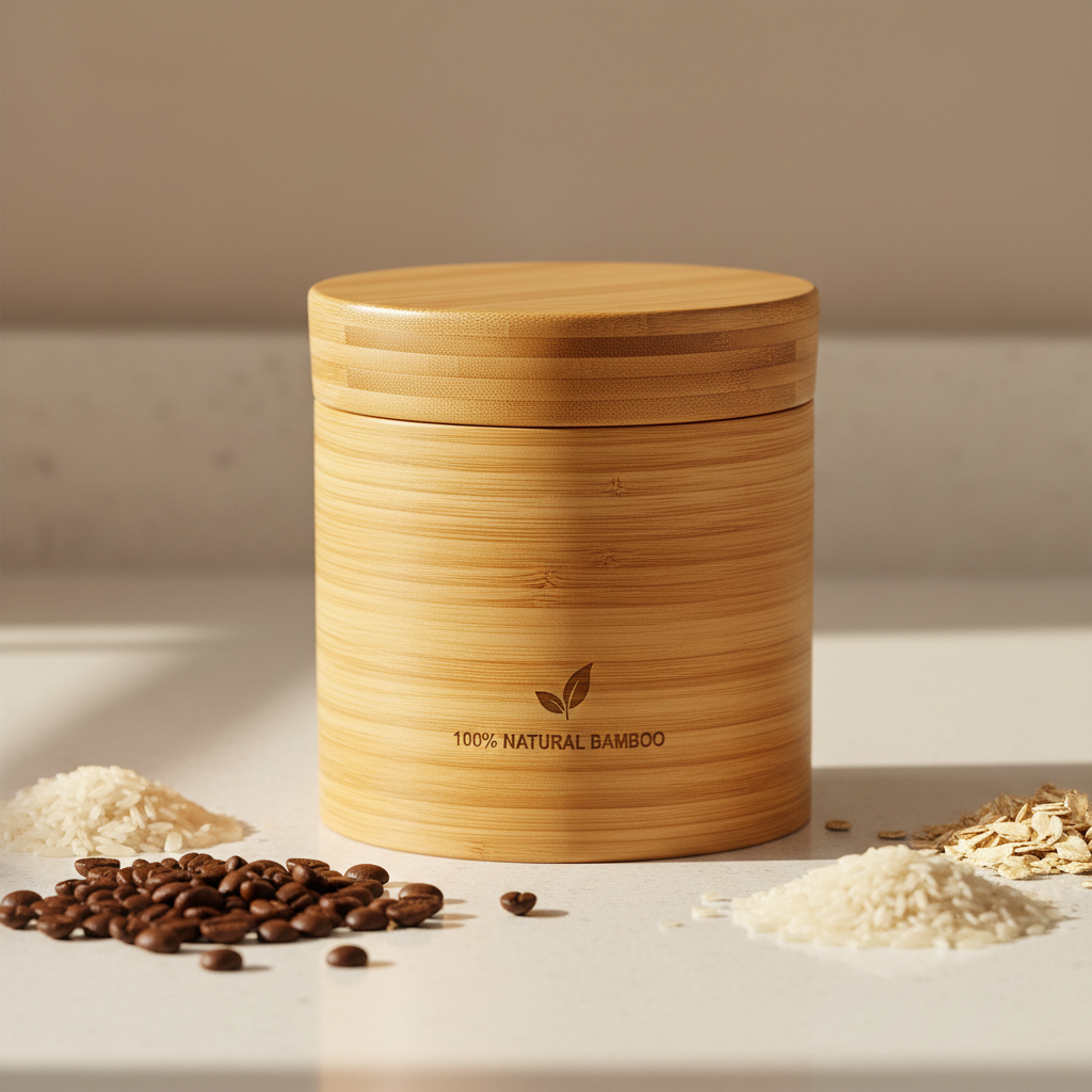 Bamboo Storage Canister