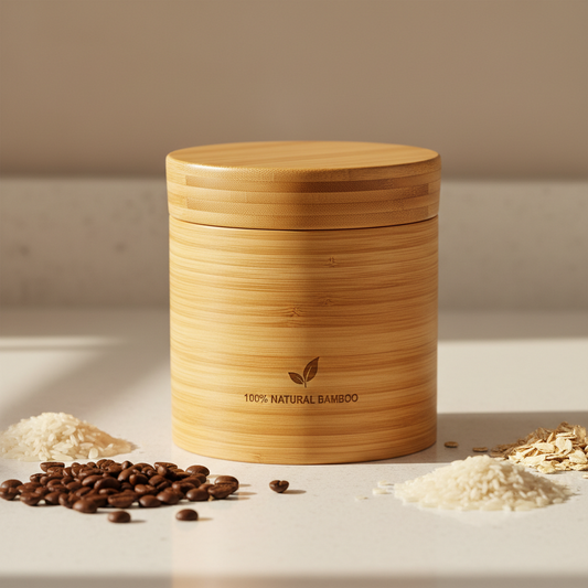 Bamboo Storage Canister
