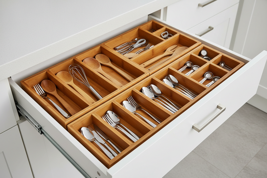 Bamboo Drawer Organizer