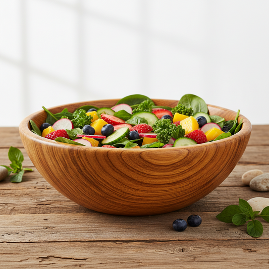Bamboo Salad Bowl